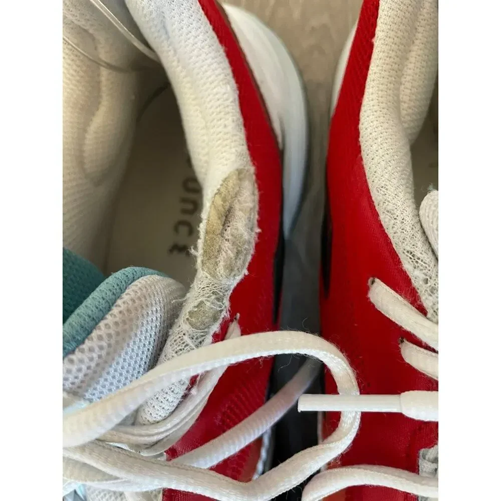 Adidas Men's CourtJam Control Sneaker white/red/black size 11.5